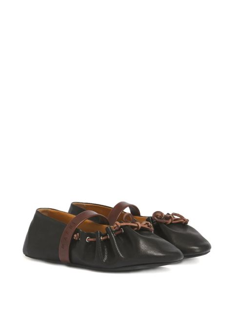 Marni round-toe ballet flats - Black