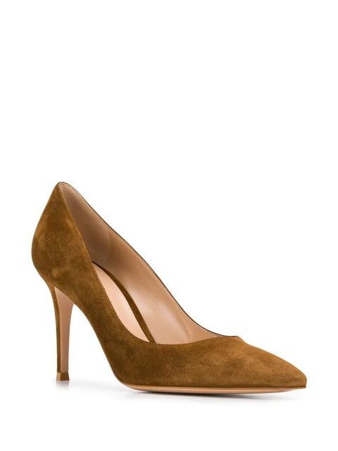 Gianvito Rossi Gianvito 85 suede pumps - Brown