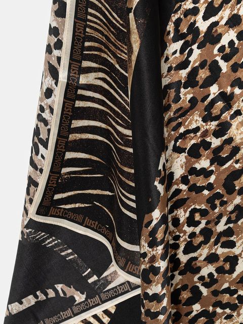 Just Cavalli apaszka jedwabna