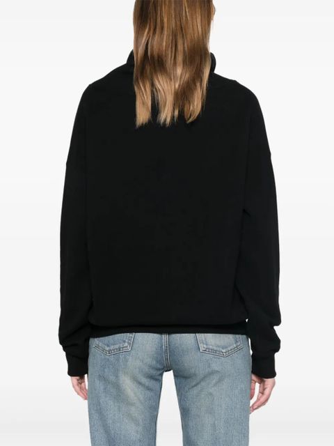 Saint Laurent cotton sweatshirt - Black