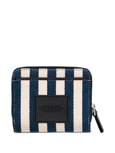 Marc Jacobs striped canvas mini compact wallet - Blue - zdjęcie produktu nr 2