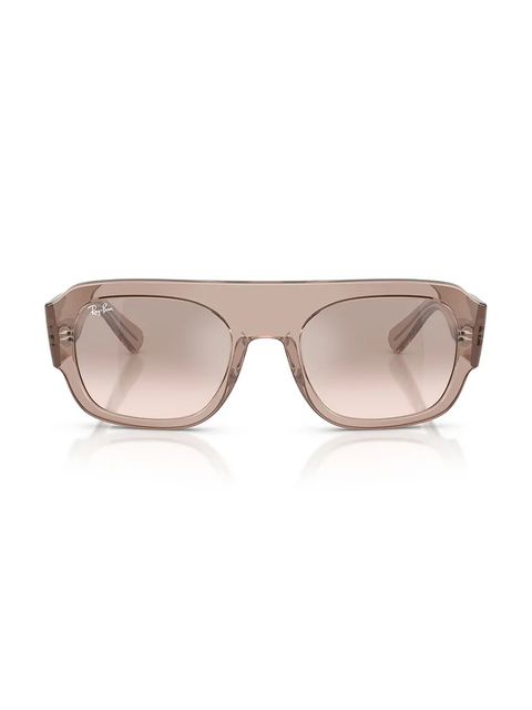 Ray-Ban okulary przeciwsłoneczne kolor beżowy 0RB2218