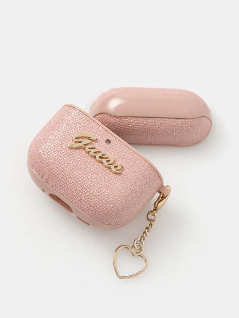 Guess pokrowiec na airpods 4 kolor różowy GUA4PGMCSP