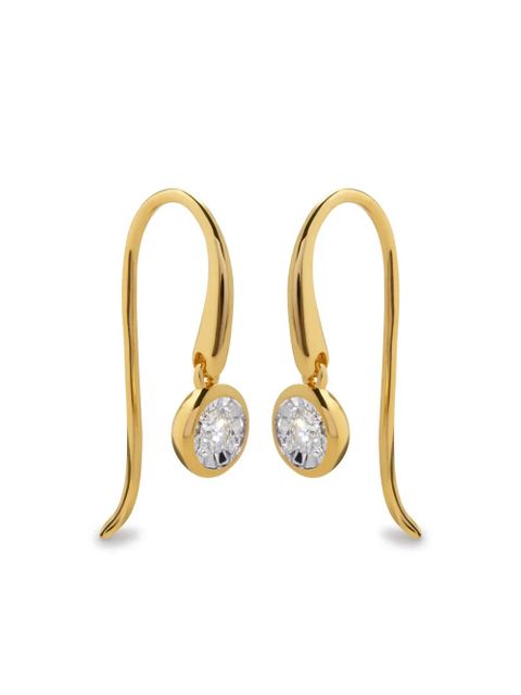 Monica Vinader 18kt yellow gold Wire earrings - zdjęcie produktu nr 1