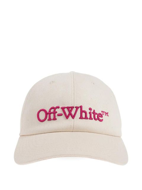 Off-White logo-embroidered baseball hat - Neutrals - zdjęcie produktu nr 1