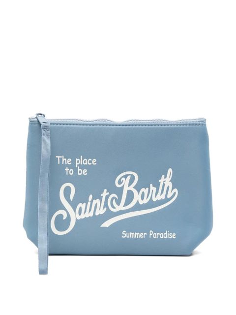 MC2 Saint Barth Aline zip clutch bag - Blue - zdjęcie produktu nr 1