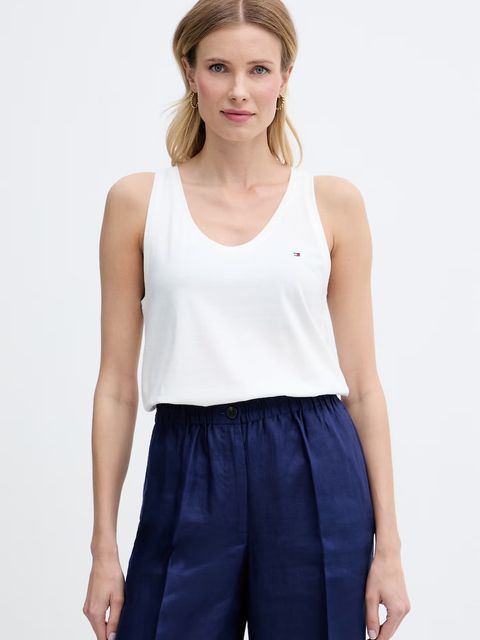 Tommy Hilfiger top damski bawełniany - zdjęcie produktu nr 1