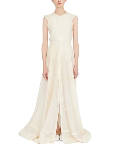 MM6 Maison Margiela cotton gown - Neutrals