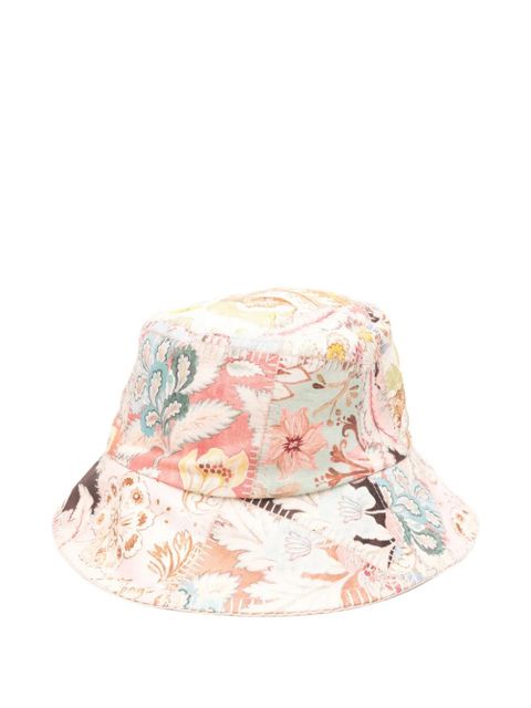 ZIMMERMANN patchwork floral hat - Pink - zdjęcie produktu nr 1