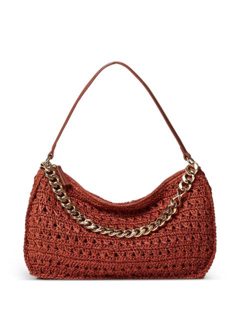 TWINSET woven chain shoulder bag - Brown - zdjęcie produktu nr 1