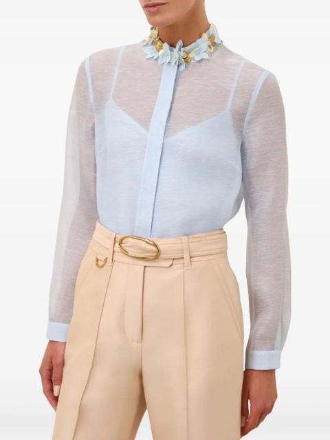 ZIMMERMANN Illuminate shirt - Blue - zdjęcie produktu nr 2