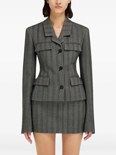 Ferragamo flap-pockets blazer - Black - zdjęcie produktu nr 2