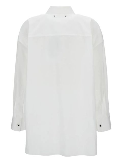 Golden Goose Popeline pleated jewel button shirt - White - zdjęcie produktu nr 2