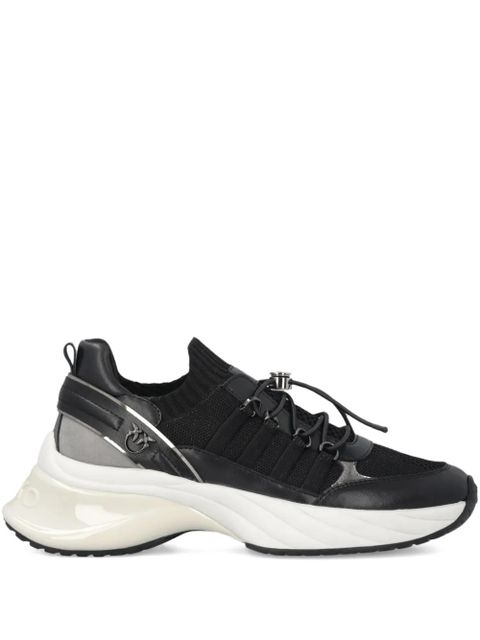 PINKO Ariel lace-up panelled sneakers - Black - zdjęcie produktu nr 1