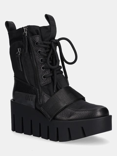 United Nude botki Grip Combat Lo damskie kolor czarny na platformie 1096101165 - zdjęcie produktu nr 1