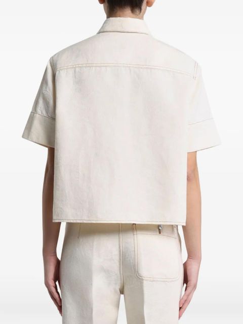 ETRO paisley-jacquard shirt - Neutrals