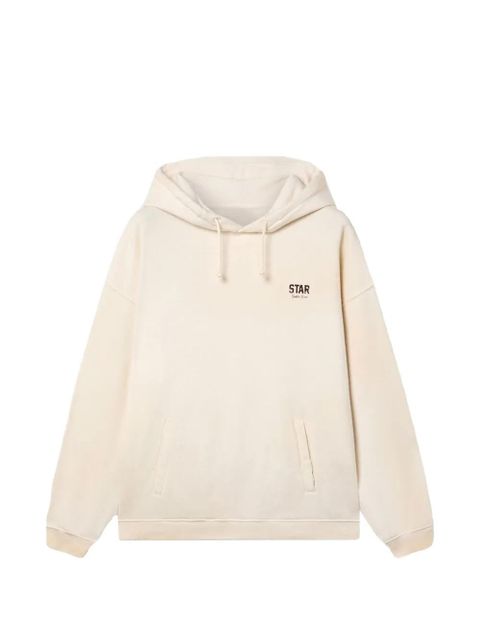 Golden Goose logo-print hoodie - Neutrals - zdjęcie produktu nr 1