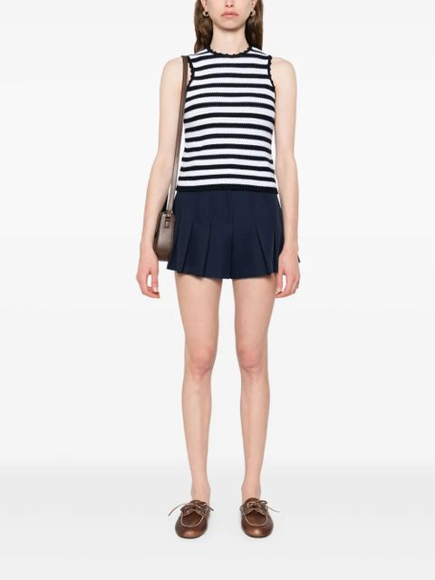 Maje crochet-knit top - White