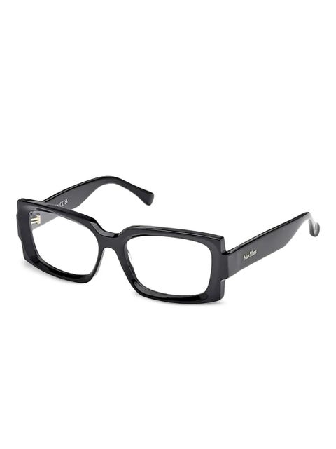 Max Mara Eyewear rectangle-frame glasses - Black - zdjęcie produktu nr 1