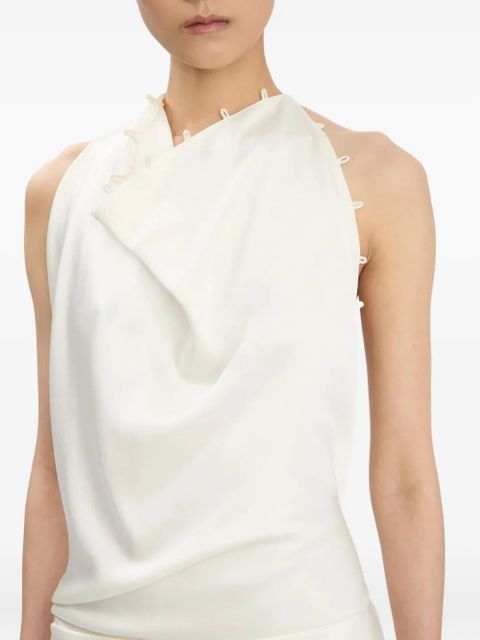 Victoria Beckham cowl-neck maxi dress - White