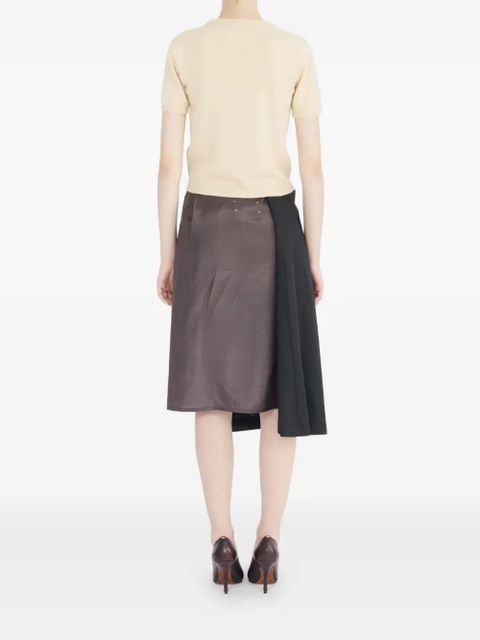 Maison Margiela fine-knit T-shirt - Yellow