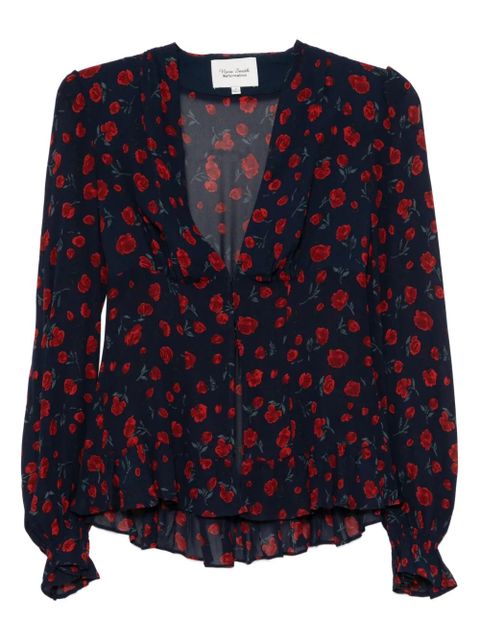 Reformation Mads oversized top - Blue - zdjęcie produktu nr 1