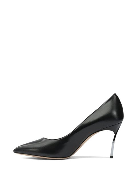 Casadei leather heeled pumps - Black - zdjęcie produktu nr 2