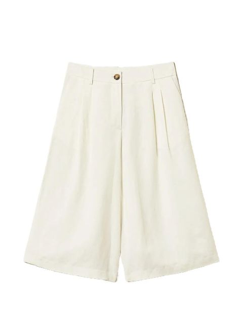 TWINSET pleated bermuda shorts - White - zdjęcie produktu nr 1