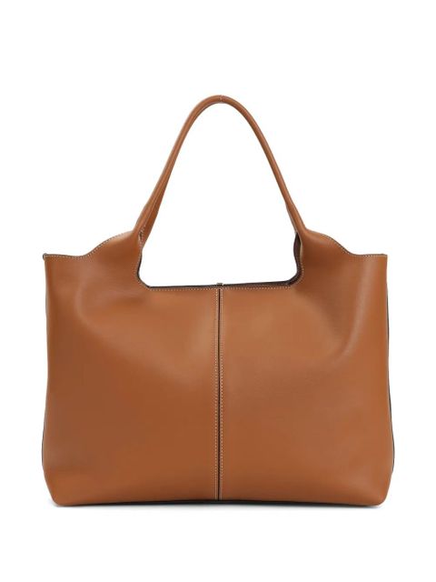Tod's medium-small leather tote bag - Brown - zdjęcie produktu nr 2