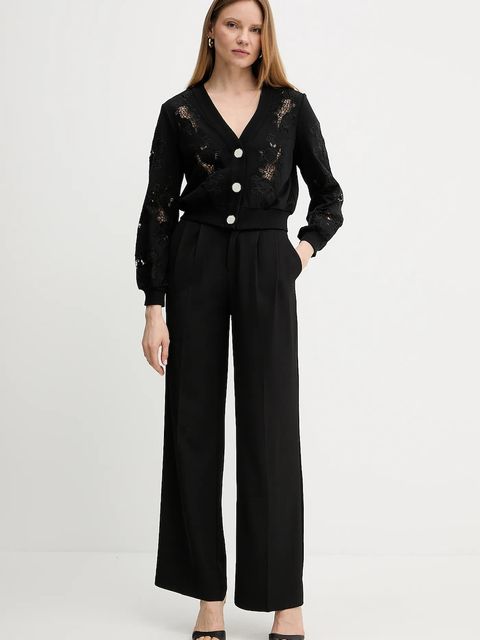 Guess kardigan damski kolor czarny lekki W5GQ11 KCWY1