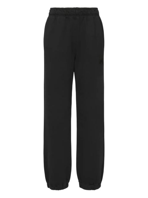 PINKO embroidered cuffed track pants - Black - zdjęcie produktu nr 1