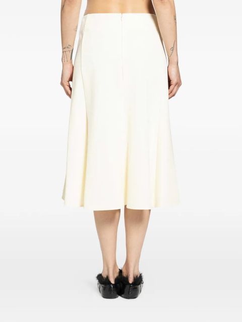 Jil Sander A-line midi skirt - Neutrals - zdjęcie produktu nr 2