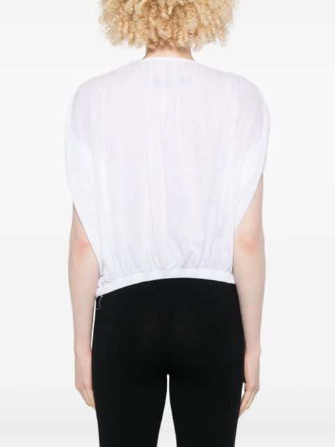 Gimaguas Oni gathered top - White