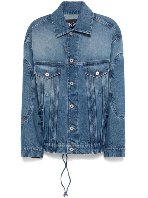 Jean Paul Gaultier lace-up jacket - Blue - zdjęcie produktu nr 1