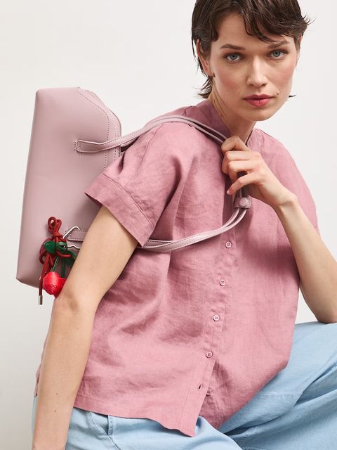 Medicine bluzka koszulowa damska lniana - zdjęcie produktu nr 1