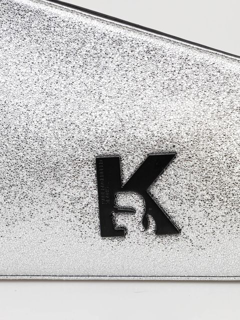 Karl Lagerfeld Jeans torebka kolor srebrny A4W30155
