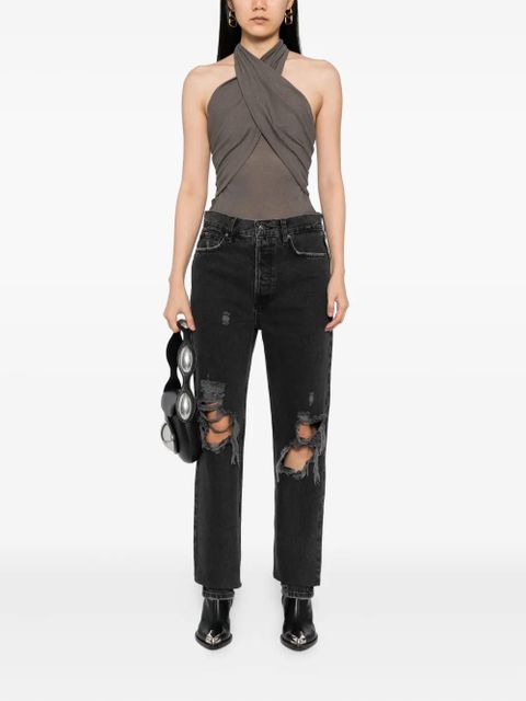 Free People Lasso cotton jeans - Black - zdjęcie produktu nr 2