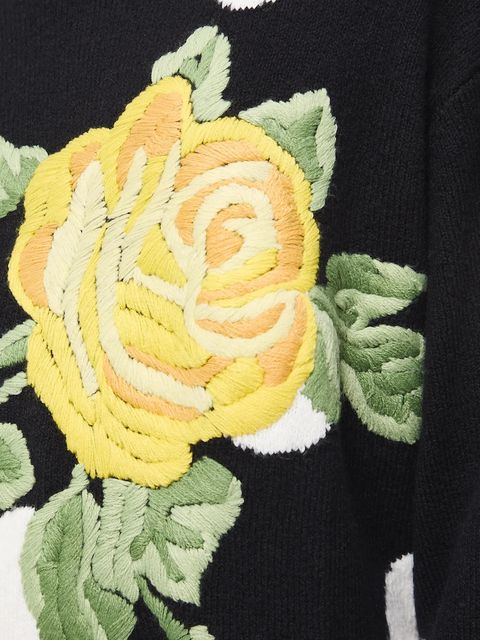 Medicine sweter z domieszką wełny damski kolor czarny z golfem