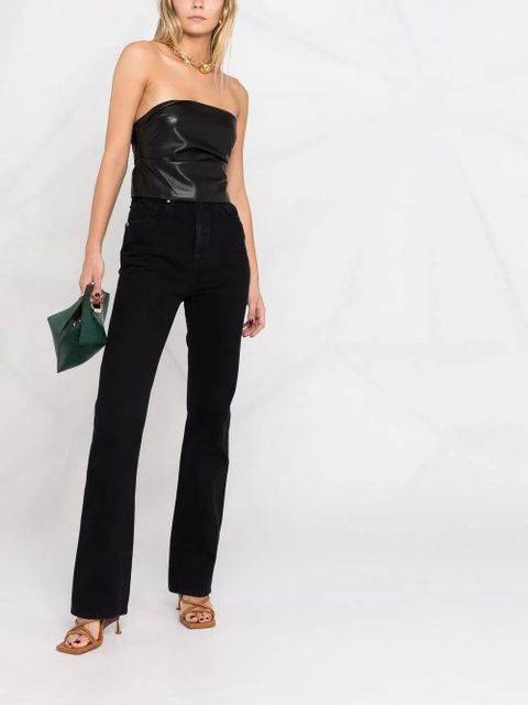KHAITE high-waisted bootcut jeans - Black - zdjęcie produktu nr 2