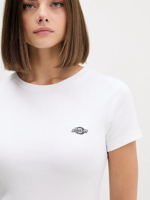 Dickies t-shirt damski kolor biały DK0A87QB