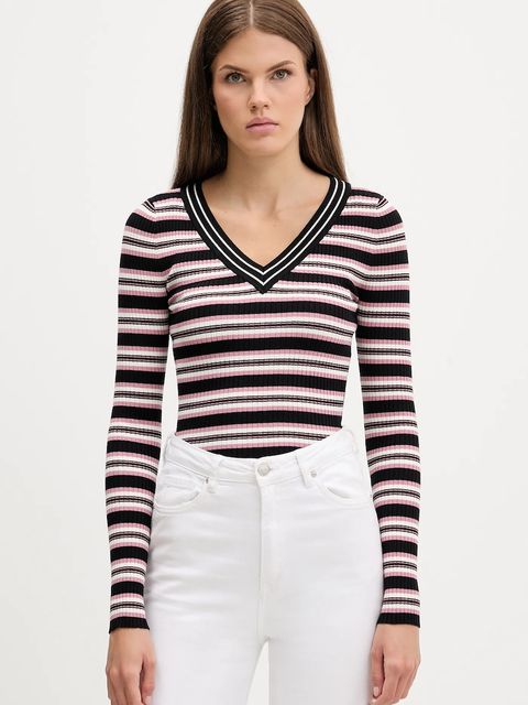 Guess Jeans sweter damski kolor czarny lekki W5BR05 Z3P32 - zdjęcie produktu nr 1