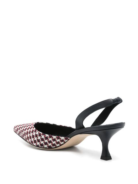 Manolo Blahnik 50mm Carolyne Gala slingback sandals - White - zdjęcie produktu nr 2