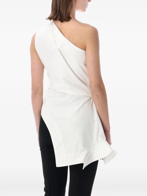 Róhe one-shoulder asymmetric top - White - zdjęcie produktu nr 2