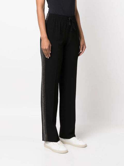 Zadig&Voltaire side-stripe drawstring trousers - Black