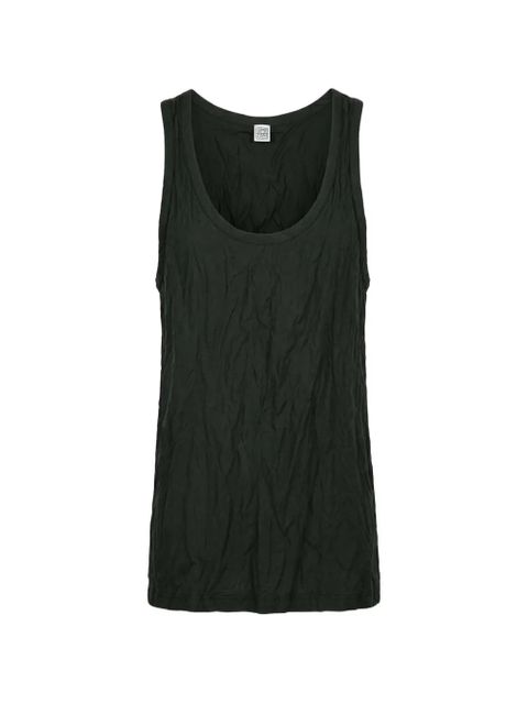 TOTEME crinkled tank top - Green - zdjęcie produktu nr 1