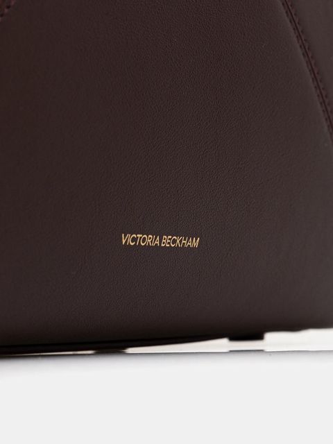 Victoria Beckham torebka skórzana kolor bordowy B325AAC006915A