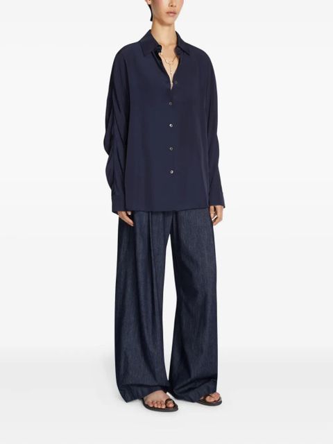 DRIES VAN NOTEN pleated jeans - Blue - zdjęcie produktu nr 2