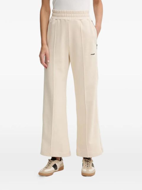 PINKO logo-embroidered track pants - Neutrals - zdjęcie produktu nr 1