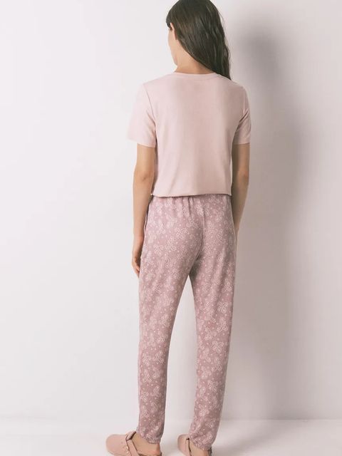 women'secret spodnie piżamowe damska kolor różowy 3702293 - zdjęcie produktu nr 2