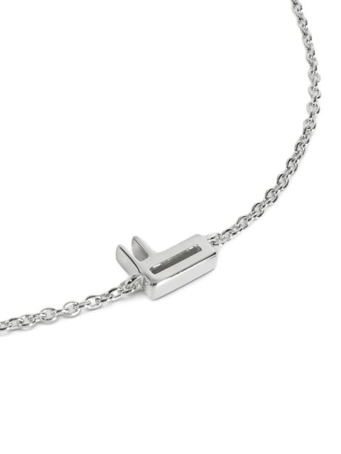 Monica Vinader Initial F chain bracelet - Silver